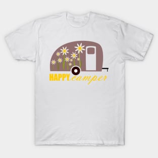 Happy Camper Retro Van T-Shirt